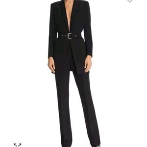 Anine Bing Charlotte Belted Blazer